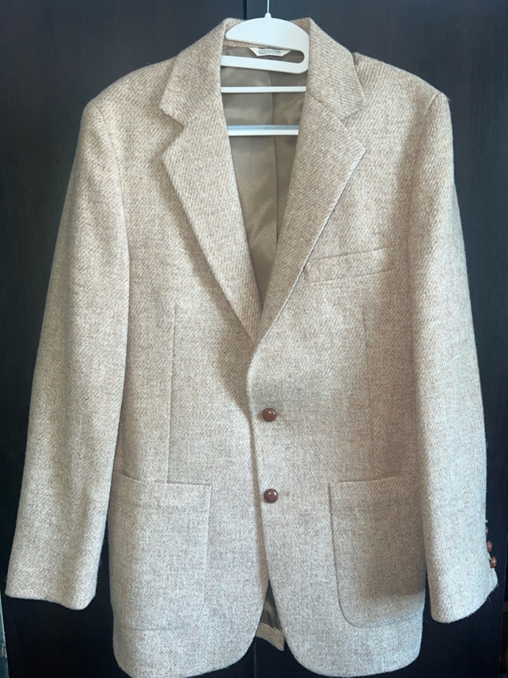 Vintage Wool Tweed Blazer
